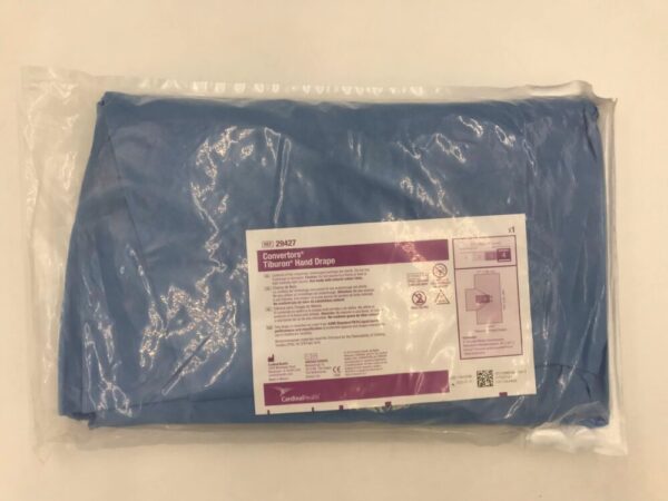 CARDINAL HEALTH 29427 Convertors Tiburon Hand Drape AAMI Level 4, 77x146in (X)