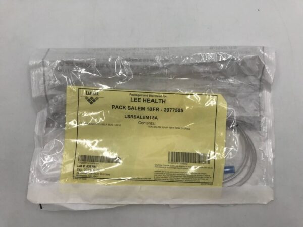 Lee Health 2077505 Salem Sump 18Fr Non-Sterile (X)
