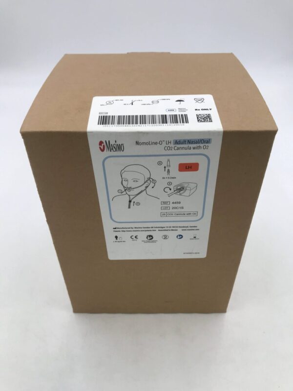 MASIMO 4459 NomoLine-O LH Adult Nasal/Oral CO2 Cannula w/O2 (25/Box)(X)