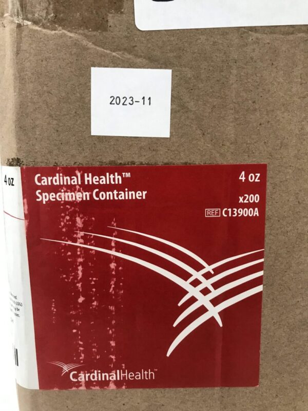 Cardinal Health C13900A Specimen Container (200/Case) (X)
