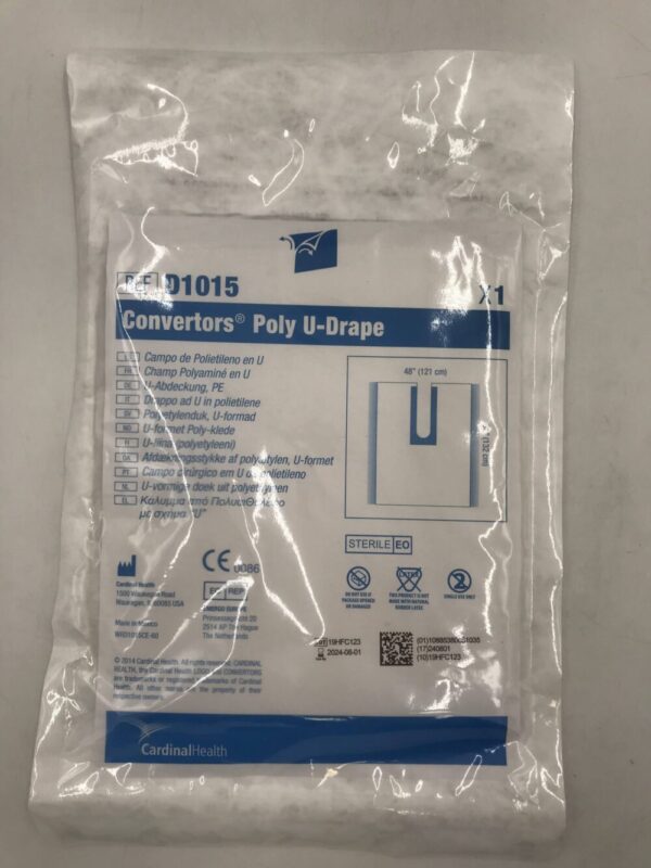 CARDINAL HEALTH D1015 Convertors Poly U-Drape 48in x 52in