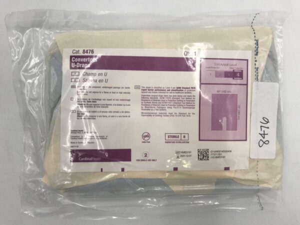 CARDINAL HEALTH 8476 Convertors U-Drape AAMI Level 4, 60x72in (X)