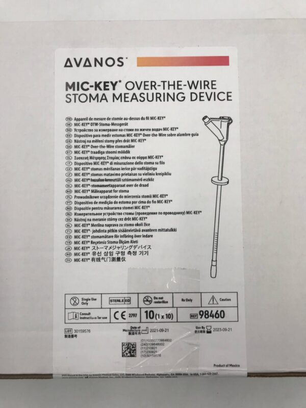 AVANOS 98460 MIC-KEY OTW Stoma Measuring Device (10/Box)(X)
