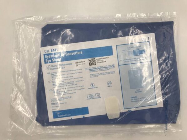 Cardinal Health 8441 Eyescape By Convertors Eye Sheet  44"x 56"  (2" x 3" Oval) (X)