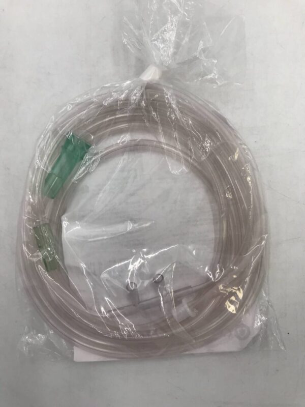 CareFusion 001320 AirLife Nasal Oxygen Cannula Curved Flared Tip with 7" (2.1m) Crush Resistant Tubing