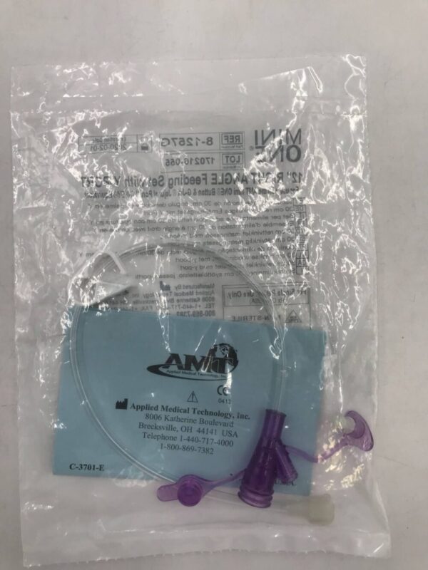 Applied Medical 8-1257G Mini One 12" Right Angle Feeding Set with Set with Y-Port (X)