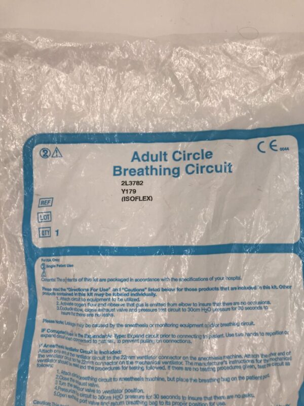 Vital Signs 2L3782 Adult Circle Breathing Circuit