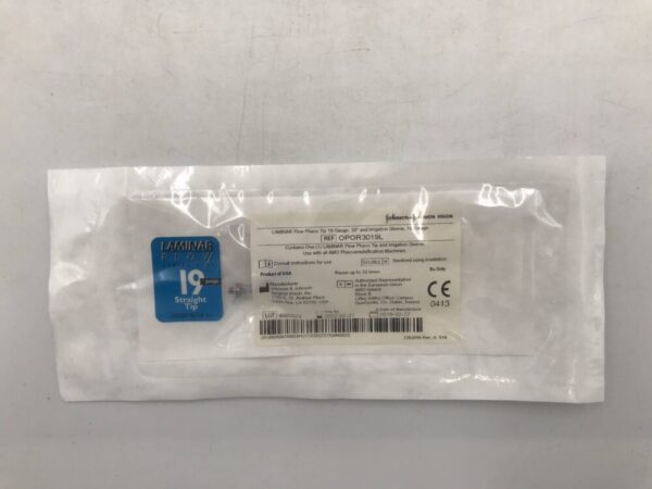Johnson & Johnson OPOR3019L Laminar Flow Phaco Tip 19 Gauge 30° and Irrigation Sleeve 19 Gauge (X)