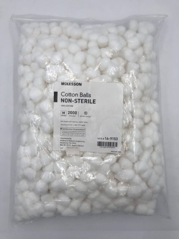 McKesson 16-9153 Cotton Balls (2000/Bag)