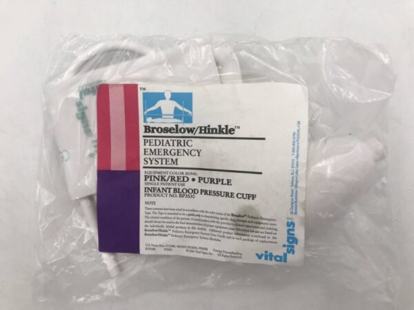 Vital Signs BP3530 Broselow/Hinkle Pediatric Emergency System Pink/Red • Purple Infant Blood Pressure Cuff