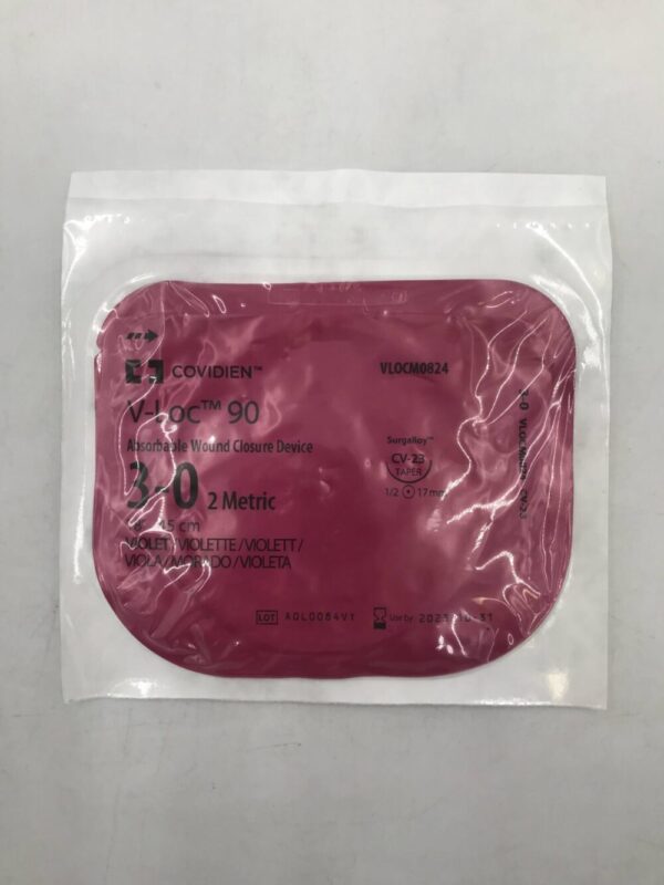 COVIDIEN VLOCM0824 V-Loc 90 Absorbable Wound Closure Device 3-0, 18in(X)