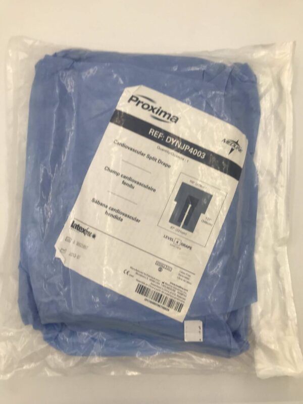 MEDLINE DYNJP4003 Proxima Cardiovascular Split Drape Level 4, 110x137x87in