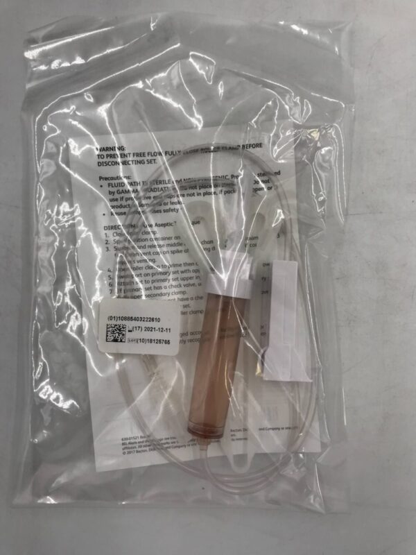 BD MS3500-15 Secondary Set Vented/Nonvented Hanger ≈13ml ≈93cm (36in) 15ml Drop (X)