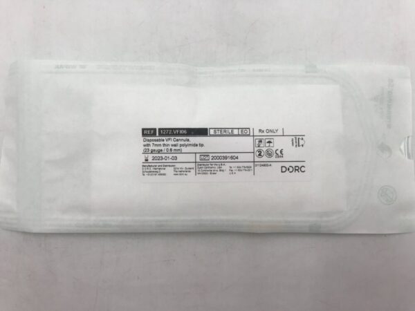 DORC 1272.VFI06 Disposable VFi Cannula with 7mm Thin Wall Polyimide Tip 23 Gauge/0.6mm (X)