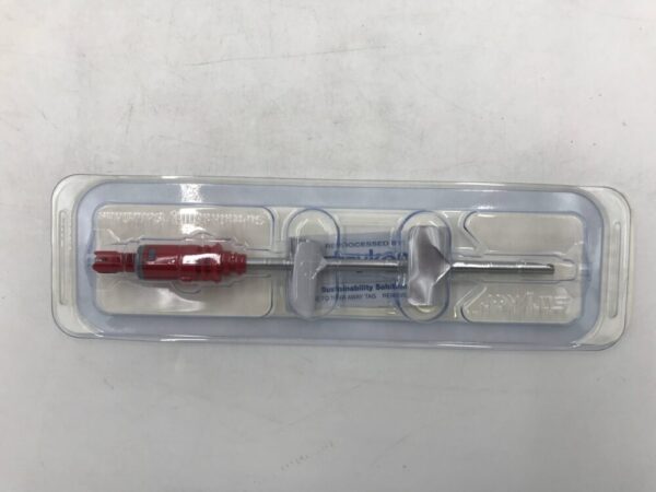 Stryker 375-940-000 Formula Round Bur 6-Flute Red 4.0mm x 12.5cm (Reprocessed) (X)
