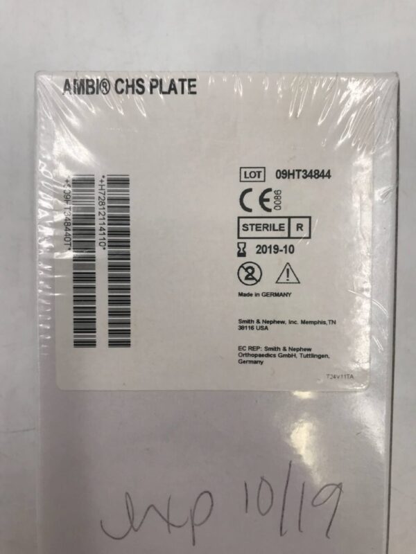 Smith & Nephew 121141 AMBI CHS Plate 135° 6 Slots 140mm Length SST (X)