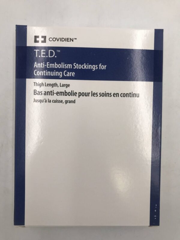 Covidien 4302 T.E.D. Anti-Embolism Stockings for Continuing Care Thigh Length Large (X)