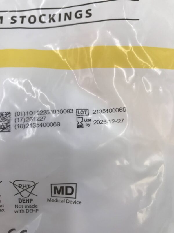Cardinal Health 7339 T.E.D. Anti-Embolism Stockings Knee Length Small Long Size B