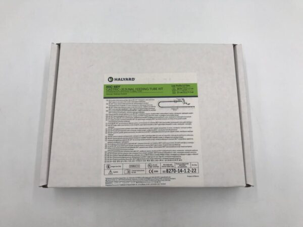 Halyard 8270-14-1.2-22 Mic-Key* Gastric-Jejunal Feeding Tube Kit Low-Profile GJ-Tube 14Fr (X)