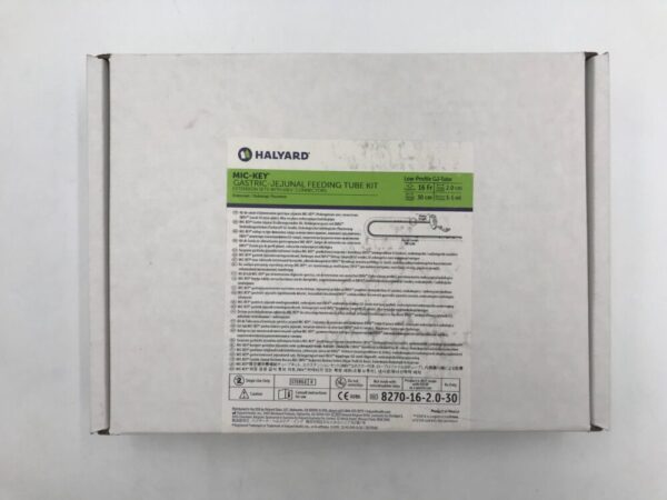 Halyard 8270-16-2.0-30 Mic-Key* Gastric-Jejunal Feeding Tube Kit Low-Profile GJ-Tube 16Fr (X)