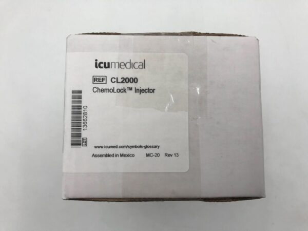 ICU MEDICAL CL2000 ChemoLock Injector (50/Box)