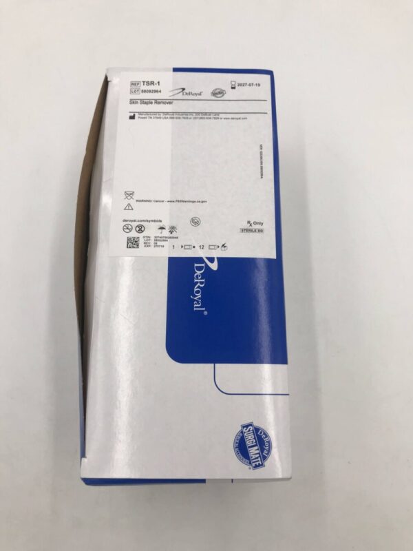 DeRoyal TSR-1 Skin Staple Remover (12/Box)