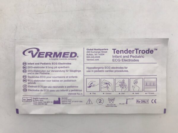 Graphic Controls A10001 Vermed TenderTrode Infant and Pediatric ECG Electrodes (X)