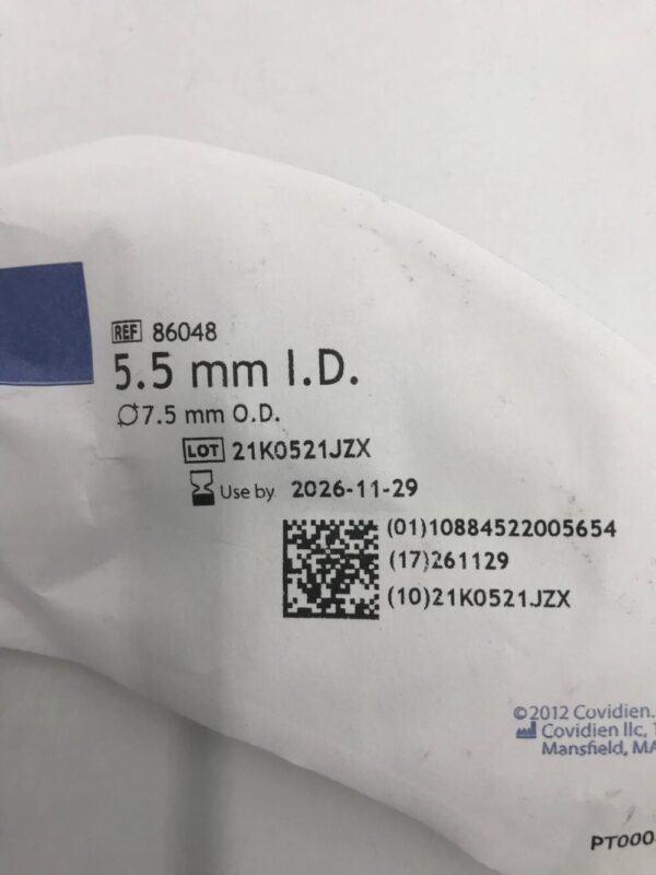 Covidien 86048 Shiley Lo-Pro Oral/Nasal Tracheal Tube Cuffed Murphy Eye 5.5mm I.D.