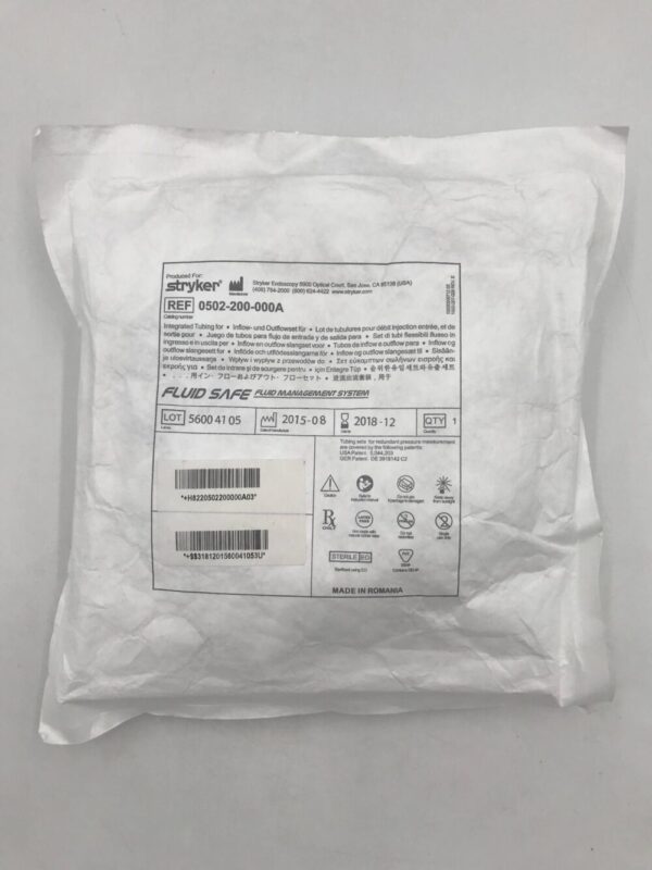 STRYKER 0502-200-000A Fluid Safe Integrated Tubing Fluid Management System(X)
