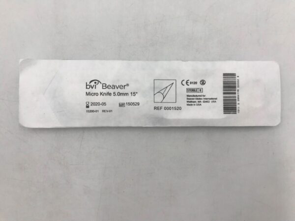 BVI 0001520 Micro Knife 5mm x 15Deg (X)