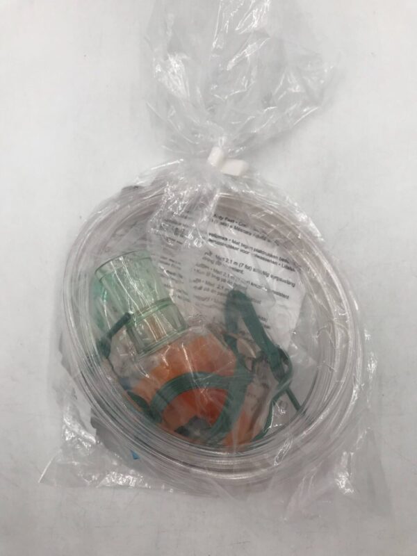 CAREFUSION FN2433 AirLife Misty Fast Small Volume Nebulizer w/7ft Cursh-Resistant Oxygen Tubing & Adult Aerosol Mask