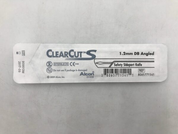ALCON 8065771541 ClearCuts DB Angled Safety Sideport Knife 1.2mm(X)