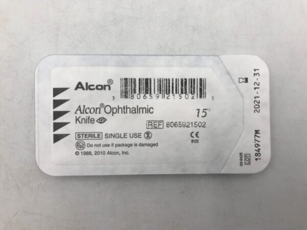 ALCON 8065921502 Ophthalmic Knife 15Deg (X)