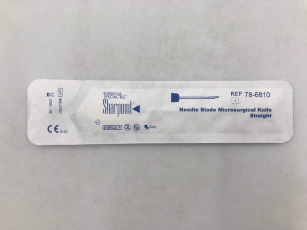 SURGICAL SPECIALTIES 78-6810 Sharpoint Needle Blade Microsurgical Knife Straight(X)