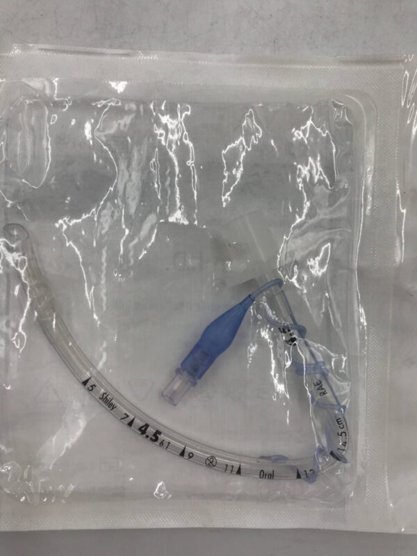 Covidien 86199 Shiley Oral RAE Tracheal Tube Cuffed Murphy Eye 4.5mm I.D., 6.1mm O.D.