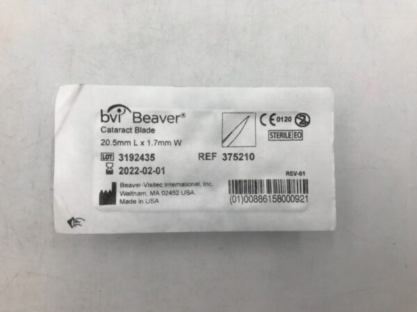 BVI 375210 Cataract Blade 20.5mm x 1.7mm(X)