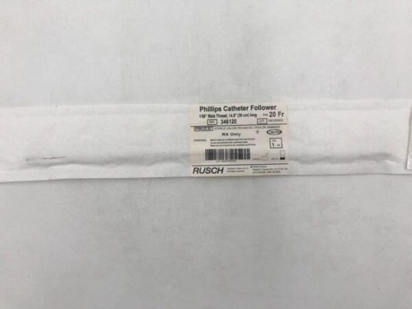 TELEFLEX 346120 Rusch Philips Catheter Follower 20Fr (X)