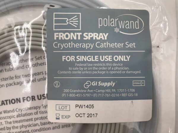 GI Supply Polar wand Front Spray Cryotherapy Catheter Set (X)