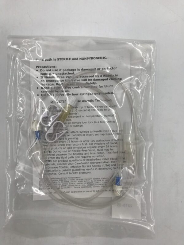 CAREFUSION 37262E SmartSite Extension Set, 2 Needle-Free Valves ≈6ml (41in.) (X)