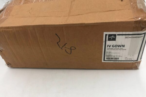 MEDLINE MDTANG10XIV1 IV Gown Diamond Cluster, 10XL (12/Case)