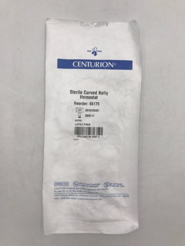 CENTURION 66175 Curved Kelly Hemostat (X)