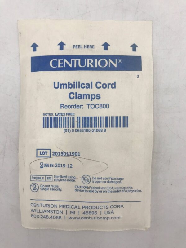 CENTURION TOC800 Umbilical Cord Clamps(X)