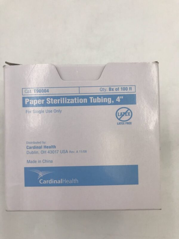 Cardinal Health T90004 Paper Sterilization Tubing, 4" (Box of 100ft) (X)
