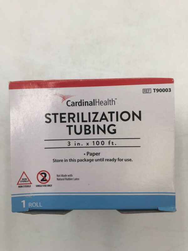 Cardinal Health T90003 Sterilization Tubing, 3in x 100ft (X)