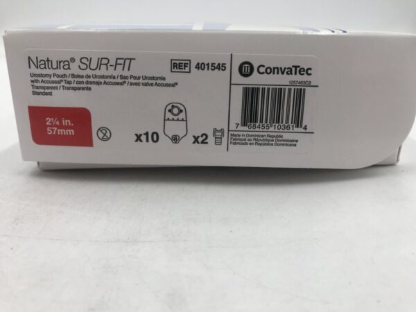 ConvaTec 401545 Natura Sur-Fit Urostomy Pouch 2-1/4in 57mm (10/Box)