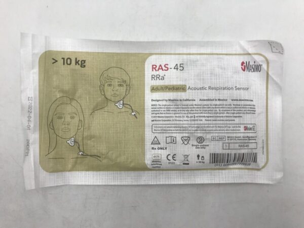 MASIMO 4171 RAS-45 RRa Adult/Pediatric Acoustic Respiration Sensor, 10Kg(X)