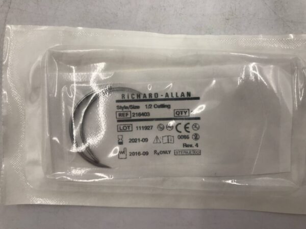 ASPEN SURGICAL 216403 Richard Allan Style/Size 1/2 Cutting (2/Pkg)(X)