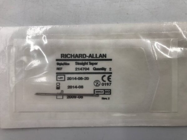 ASPEN SURGICAL 214704 Richard Allan Style/Size Straight Taper (2/Pkg)(X)