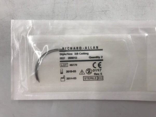 ASPEN SURGICAL 209012 Richard Allan Style/Size 3/8 Cutting (2/Pkg)(X)