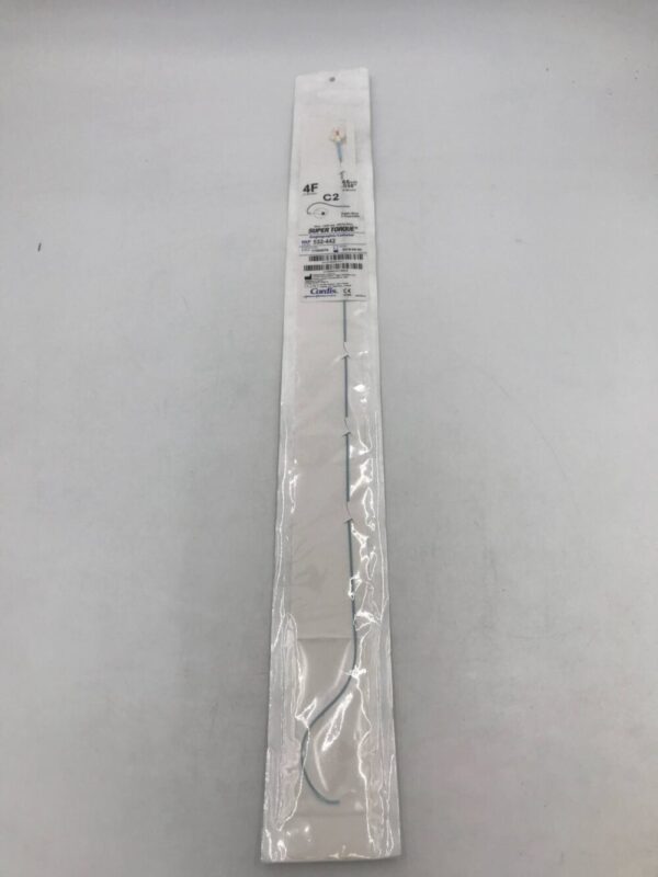 Cordis 532-442 Super Torque C2 Angiographic Catheter 4F 65cm (X)